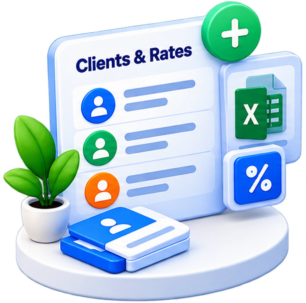 Add your parties and franchise rates in FR-Billing