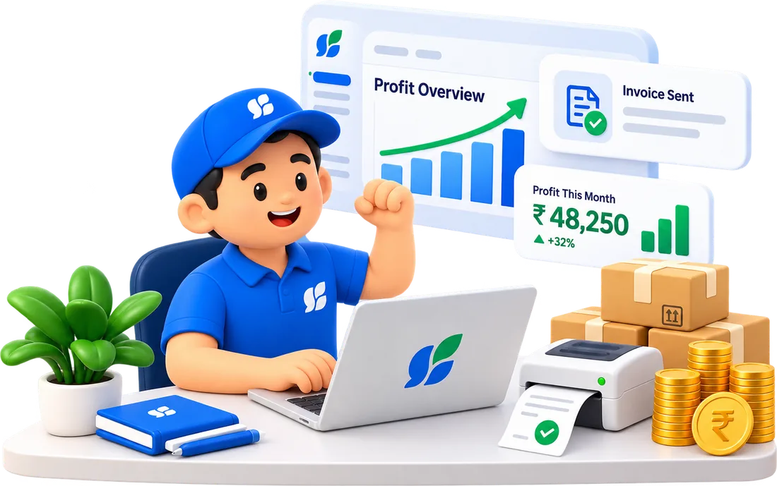 Generate month-end GST bills in one click